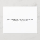 Papier Budget Photo Collage Mariage Enregistrer La Date (Dos)