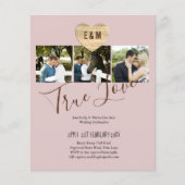 Papier BUDGET Photo Collage Mariage moderne (Devant)