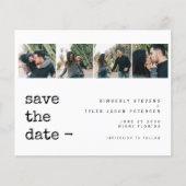 Papier Budget photo collage mariage moderne enregistrer l (Devant)