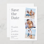 Papier Budget Photo Collage QR Code Mariage Enregistrer L (Devant / Derrière)