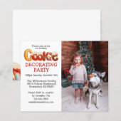 Papier Budget Photo Cookie Décoration Fête Invitation (Devant / Derrière)