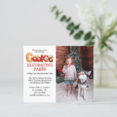 Papier Budget Photo Cookie Décoration Fête Invitation (Debout devant)