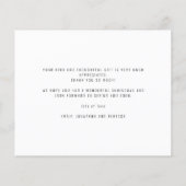 Papier Budget Photo de Noël Amour et Merci (Dos)