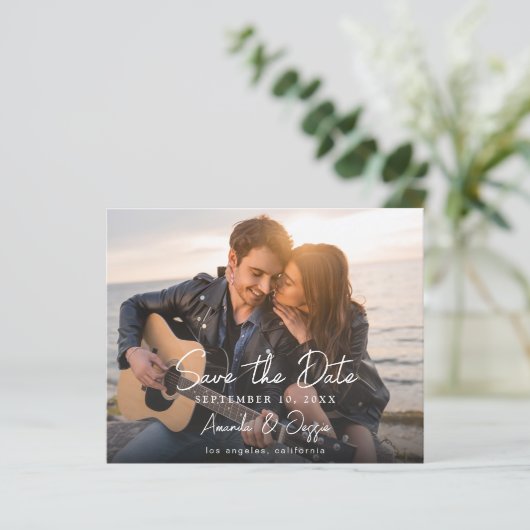 Papier Budget Photo- écriture manuscrite H Enregistrer la (Debout devant)