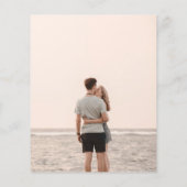 Papier BUDGET Photo Enregistrer Date Rustique SUNFLOWERS  (Dos)