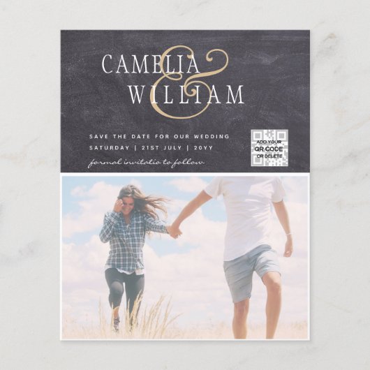 PAPIER BUDGET PHOTO ENREGISTRER LA DATE CODE QR DE NUMÉRO (Devant)