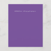 Papier Budget Photo Enregistrer la date Mariage Abstrait (Dos)