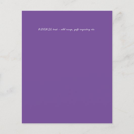 Papier Budget Photo Enregistrer la date Mariage Abstrait (Dos)