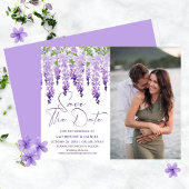 Papier Budget Photo Enregistrer La Date Mariage Wisteria