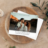 Papier Budget photo et calligraphie 3B Mariage horizontal