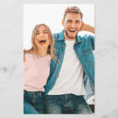 Papier Budget Photo Fiançailles Rose Gold Parties scintil (Dos)