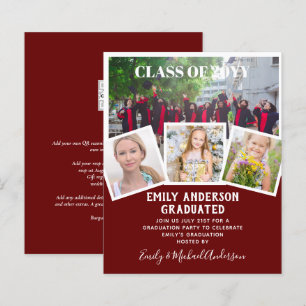 Papier BUDGET Photo GRADUM Invitation Faire-part MerciU