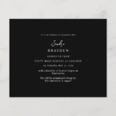 Papier Budget Photo H MOD Chic 5 Faire-part de graduation (Dos)