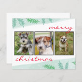 Papier Budget Photo Joyeux Noël (Devant / Derrière)