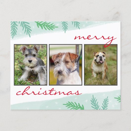 Papier Budget Photo Joyeux Noël (Devant)