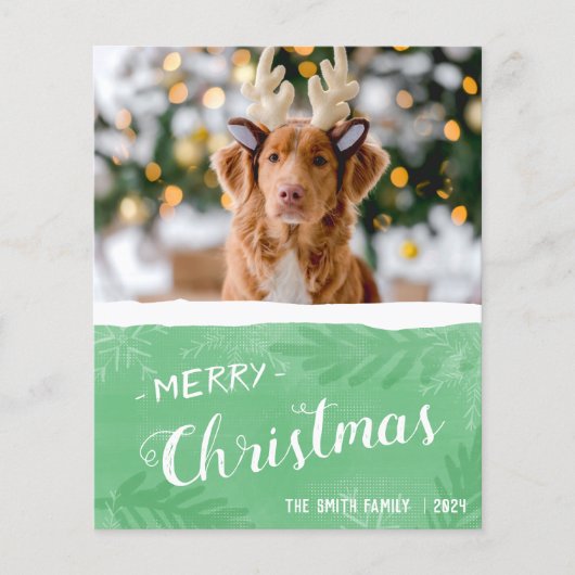 Papier Budget Photo Joyeux Noël (Devant)