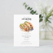 Papier Budget Photo Love et Dîner de répétition Tacos (Debout devant)