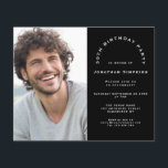 Papier Budget Photo Man 30e anniversaire fête Invitation<br><div class="desc">Un rapport qualité-prix BUDGET alternative sur une taille plus petite 4, 5 x 5, 6" semi-brillant poids 110lbs, qui est d'une épaisseur similaire à une carte postale (cependant ne convient pas à utiliser comme carte postale.) VEUILLEZ NOTER qu'il y a UN invitation par feuille. Budget Photo Man 30th Birthday Party...</div>