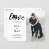 Papier Budget Photo Mariage de police (Devant / Derrière)