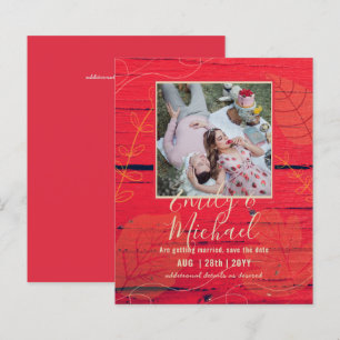 Papier BUDGET PHOTO Mariage ENREGISTRER LES DATES Boho Ab