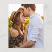 Papier Budget Photo moderne 7 Mariage vertical V2-C (Dos)
