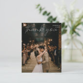 Papier Budget Photo Moderne Chic Écriture manuscrite Merc (Debout devant)