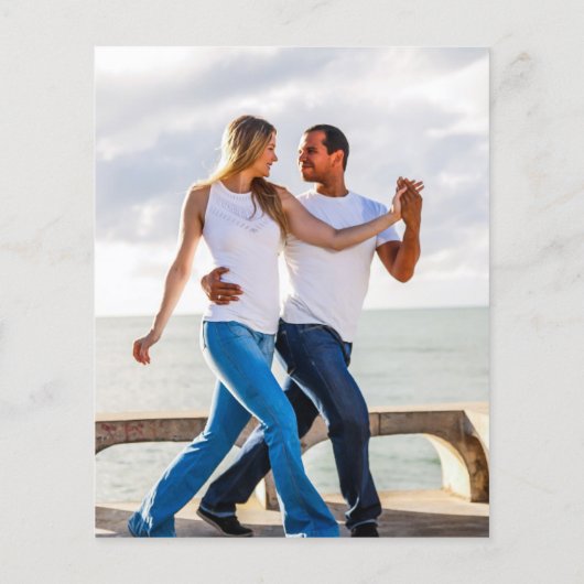 Papier BUDGET PHOTO Moderne ENREGISTRER LA DATE QR CODE R (Dos)