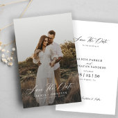 Papier Budget photo moderne mariage élégant enregistrer l
