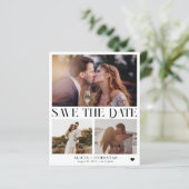 Papier Budget photo moderne simple mariage enregistrer la (Debout devant)