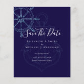 Papier BUDGET PHOTO Nautique Économiser Dates Sea Beach O (Devant)