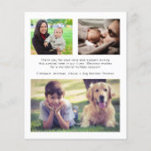 Papier Budget Photo Noël (Dos)