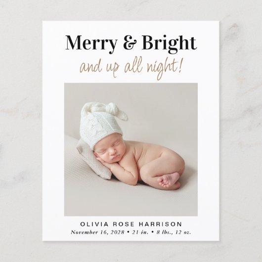 Papier Budget Photo Noël (Devant)