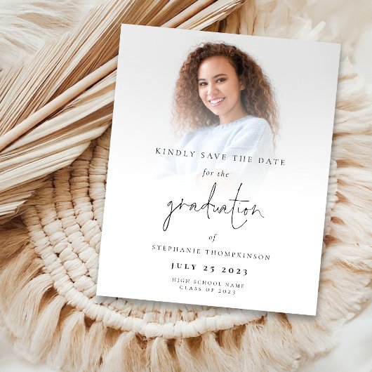 Papier Budget Photo Overlay 2025 Graduate Enregistrer La