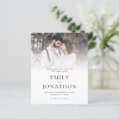 Papier Budget Photo Overlay QR Code Mariage Enregistrer L (Debout devant)