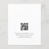Papier Budget Photo Overlay QR Code Mariage Enregistrer L (Dos)