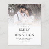 Papier Budget Photo Overlay QR Code Mariage Enregistrer L (Devant)