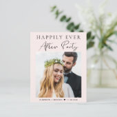 Papier Budget Photo QR Code Invitation de réception de ma (Debout devant)