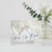 Papier Budget photo QR CODE mariage élégant enregistrer l (Debout devant)