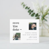 Papier Budget photo QR CODE mariage moderne enregistrer l (Debout devant)