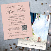 Papier Budget Photo QR Code Mariage Réception Invitation