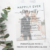 Papier Budget Photo QR Code Mariage Réception Invitation