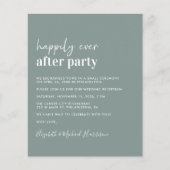 Papier Budget Photo QR Code Mariage Réception Invitation (Devant)