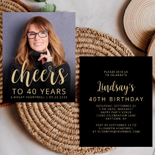 Papier Budget Photo Se réjouit de l'invitation à une fête