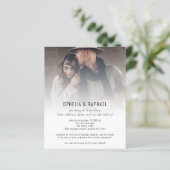 Papier Budget Photo superposition QR Fun Mariage informel (Debout devant)