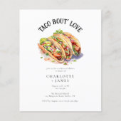 Papier Budget Photo Taco Bout Dîner de répétition Amour (Devant)