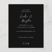 Papier Budget Photo V MOD Chic 5 Enregistrer la date (Dos)