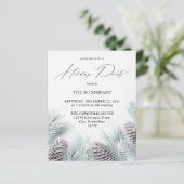 Papier Budget Pine Cône & Fête de la Neige (Debout devant)