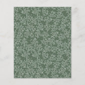 Papier Budget Pine Holly Berry Invitation 100e anniversai (Dos)