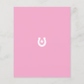 Papier Budget Pink Disco Premier Rodéo Fille Premier anni (Dos)