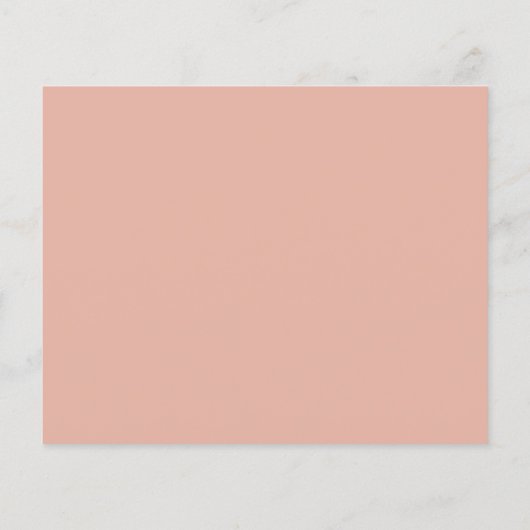 Papier Budget Pink Floral Photo Enregistrer la date (Dos)